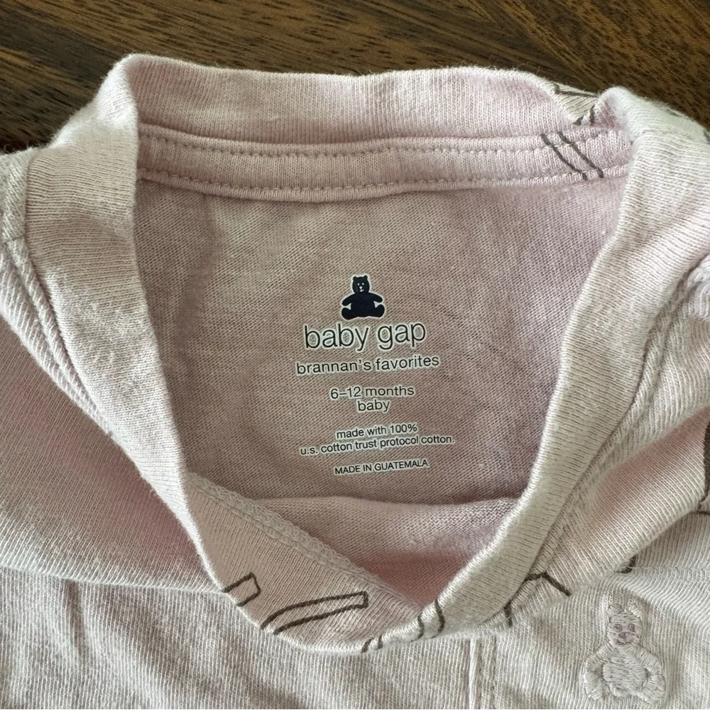 GAP Baby Ballerina Shoes Light Purple Cotton Long Sleeve and Pants Set 6-12M